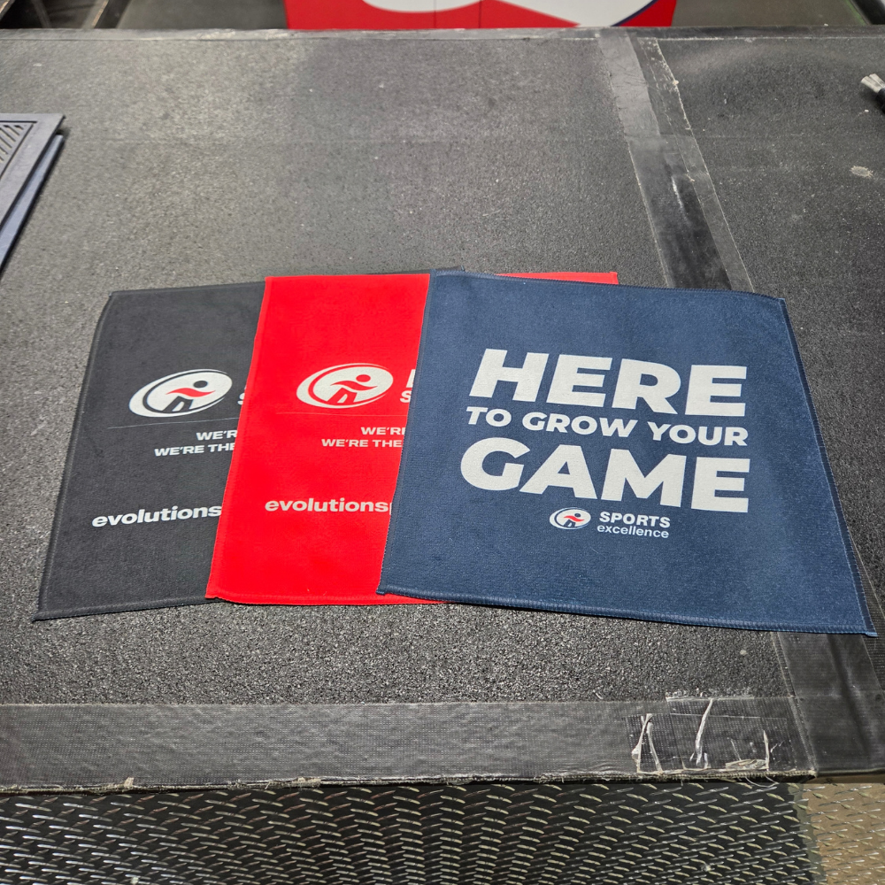 Evolution Sports Custom Skate / Utility Towel 12"x12"