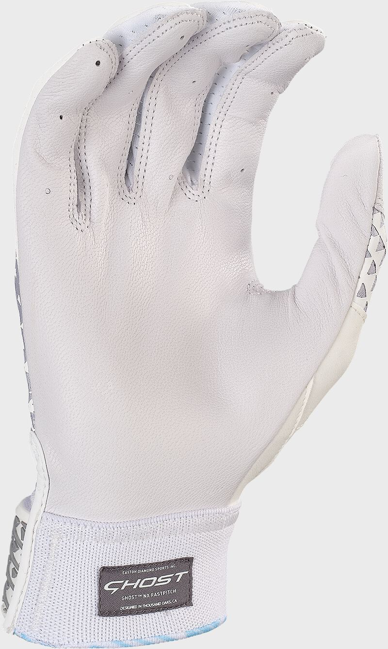 Easton Ghost Nx Gants de frappeur pour Femmes, Blanc/Bleu Easton Ghost Nx Gants de frappeur pour Femmes, Blanc/Bleu