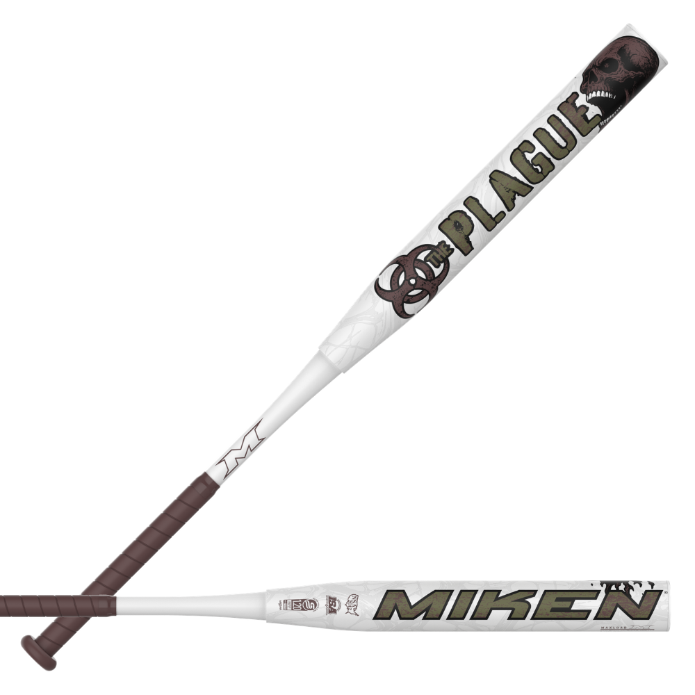 2026 Miken Plague Evolution Exclusive 2 Piece Supermax (1.0 oz) 12'' Slo-Pitch Bat MSU6PLAGX