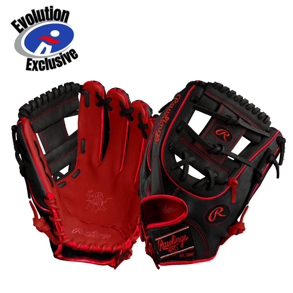 2025 Rawlings Heart of the Hide 11.5" Evolution Exclusive "Molten" Infield Baseball Glove PRO314DM - Right Hand Throw