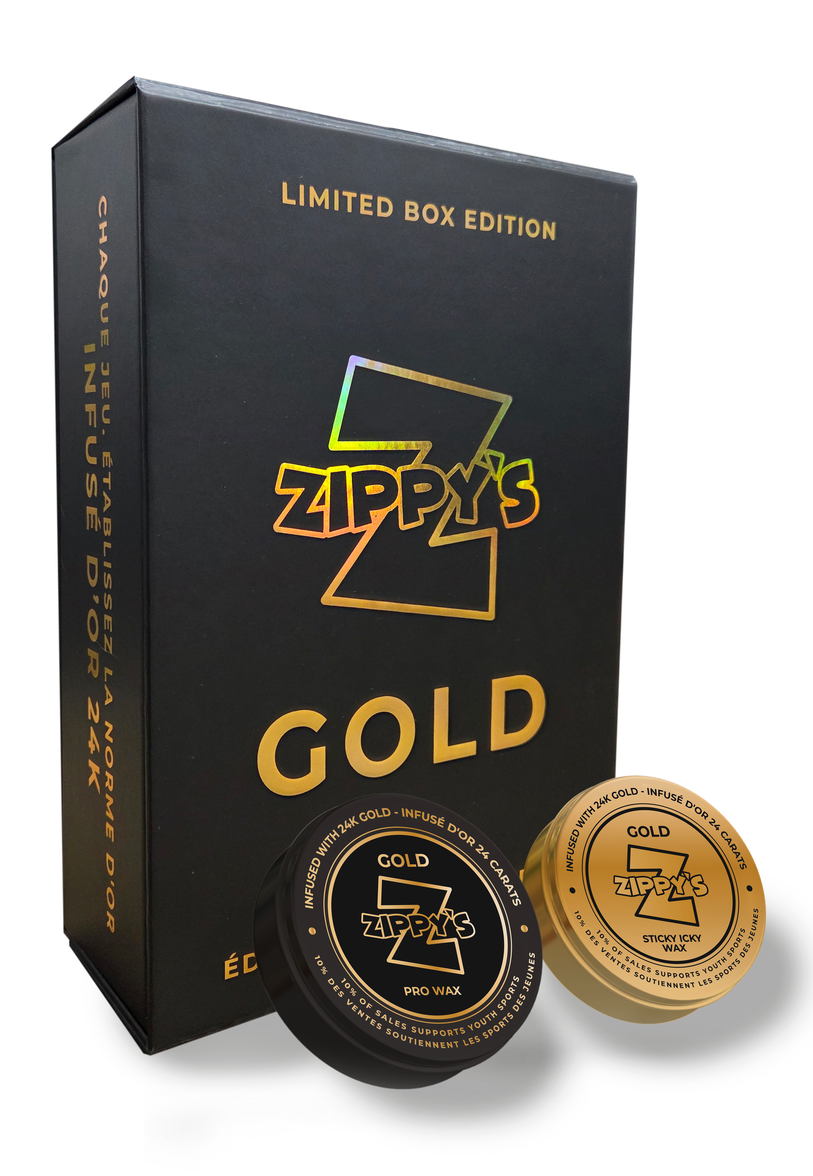 Zippys Hockey Stick Wax Gold Infused - Limited Edition