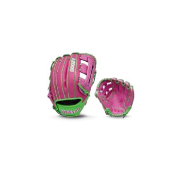 2026 Wilson A2000 Spring Jose Ramirez JR11 12" Utility Baseball Glove Right Hand Throw-Flamingo Pink/Neon Green/Flamingo Pink SS