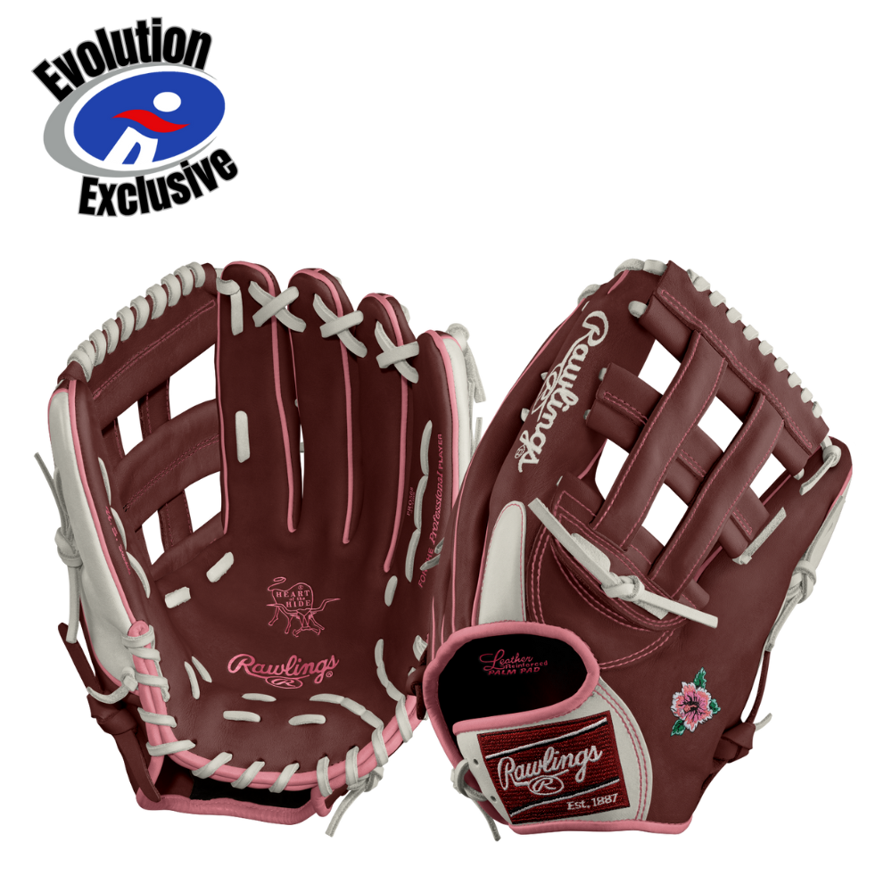 2025 Rawlings Heart of the Hide 12.5" Evolution Exclusive "Bloom" Utility Softball Glove PRO568 - Right Hand Throw