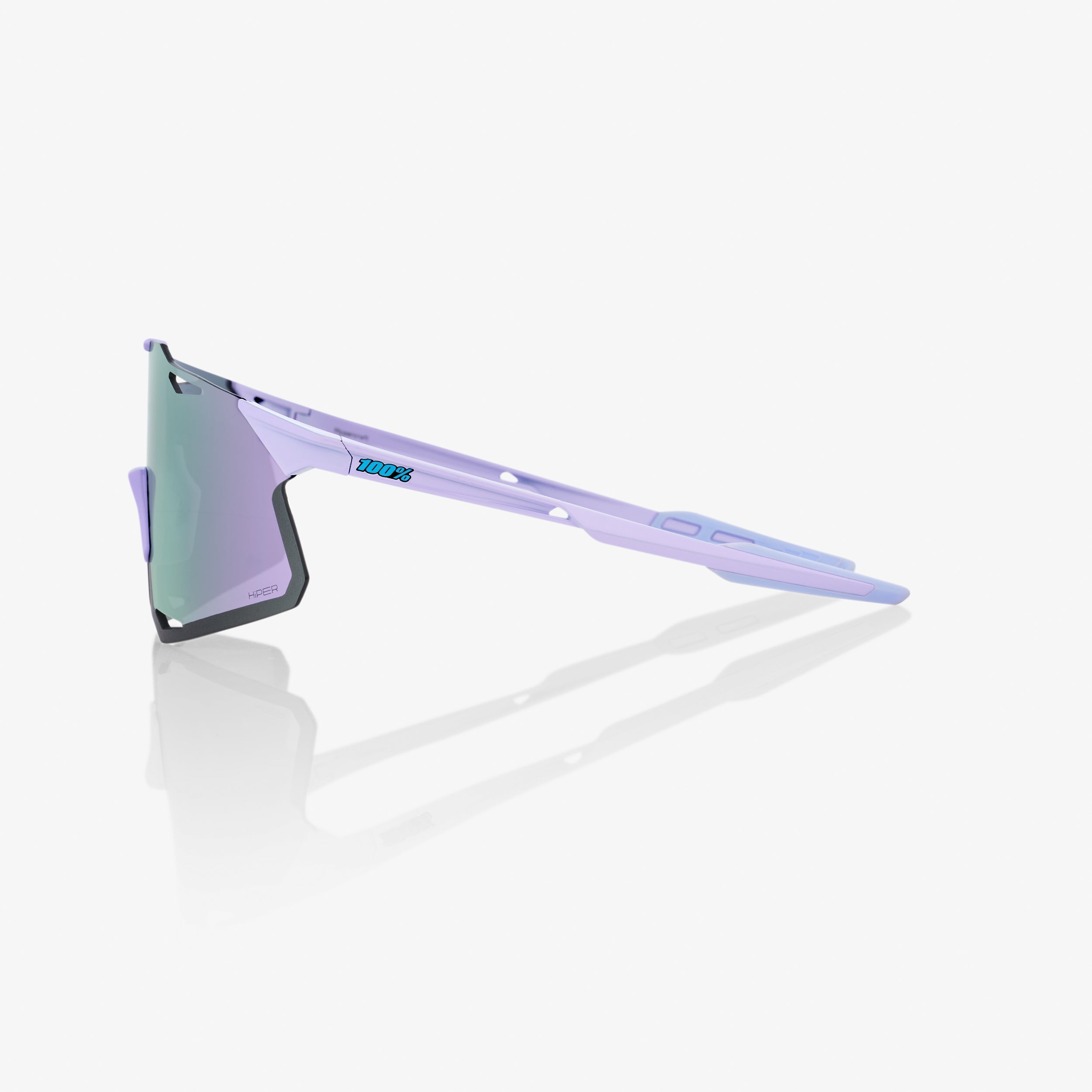 Lunettes de soleil Hypercraft 100 % lavande brillante 2025 - Verres miroir lavande Hiper