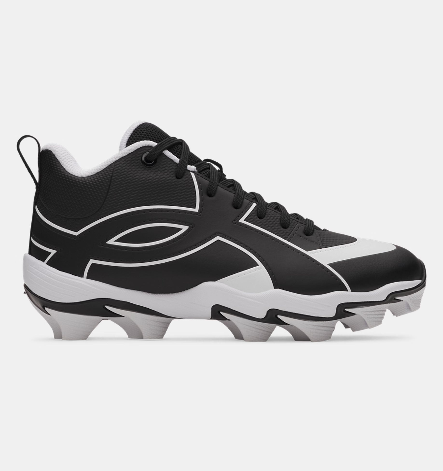 Under Armour Leadoff Icon Mid Molded Baseball Cleats - Youth