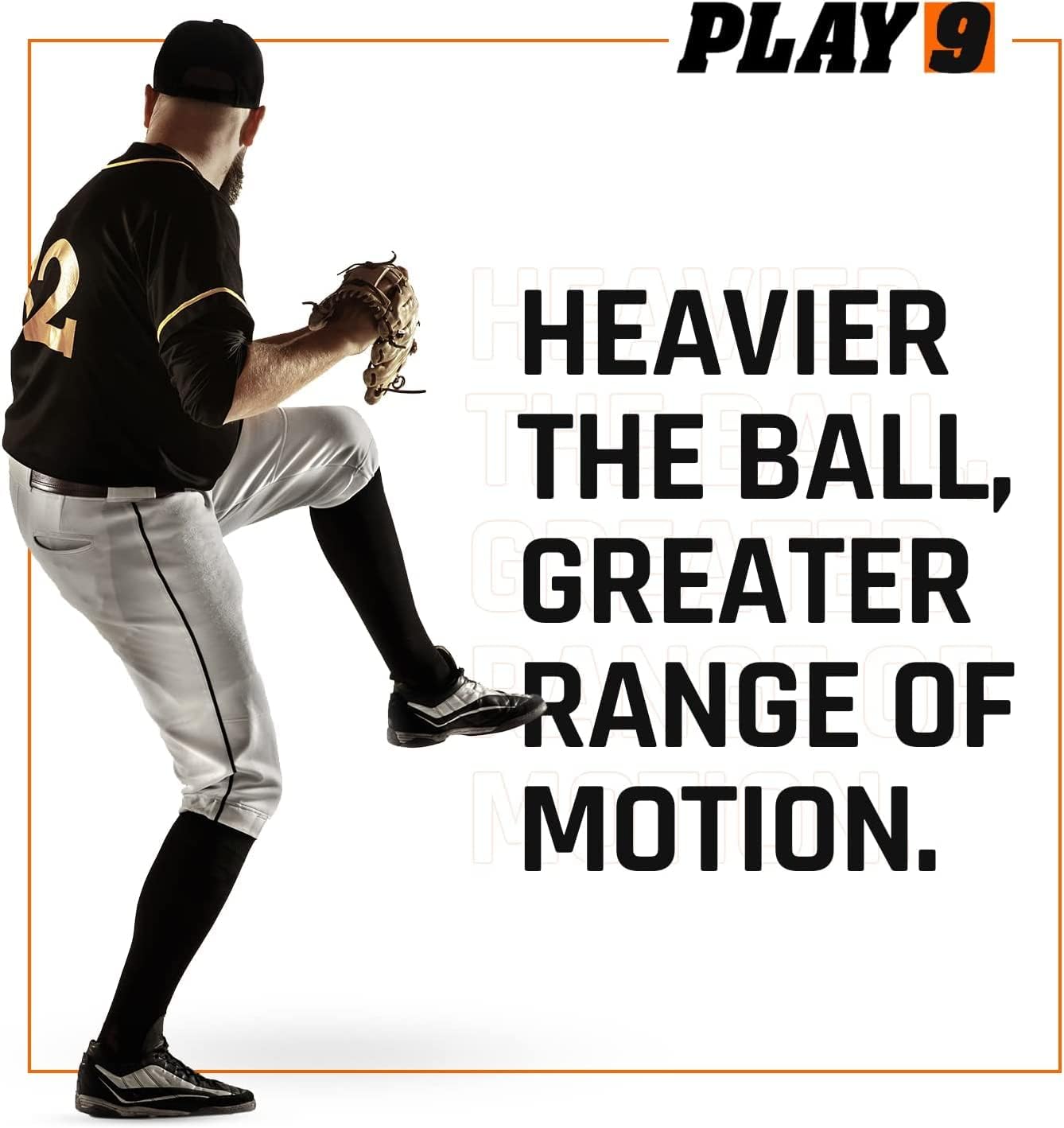 2024 Play 9 Baseball Weighted Plyo Balls (6 Pack) - With Seams