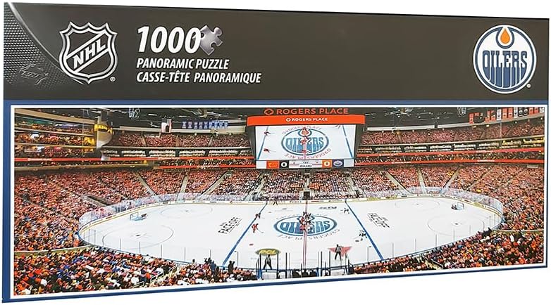 Masterpieces Edmonton Oilers Panoramic Puzzle - 1000 Piece