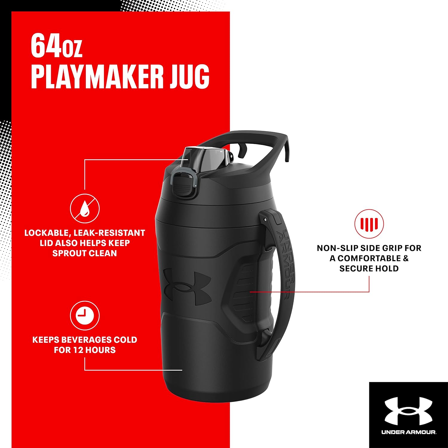 Under Armour Playmaker Water Jug - 64 oz