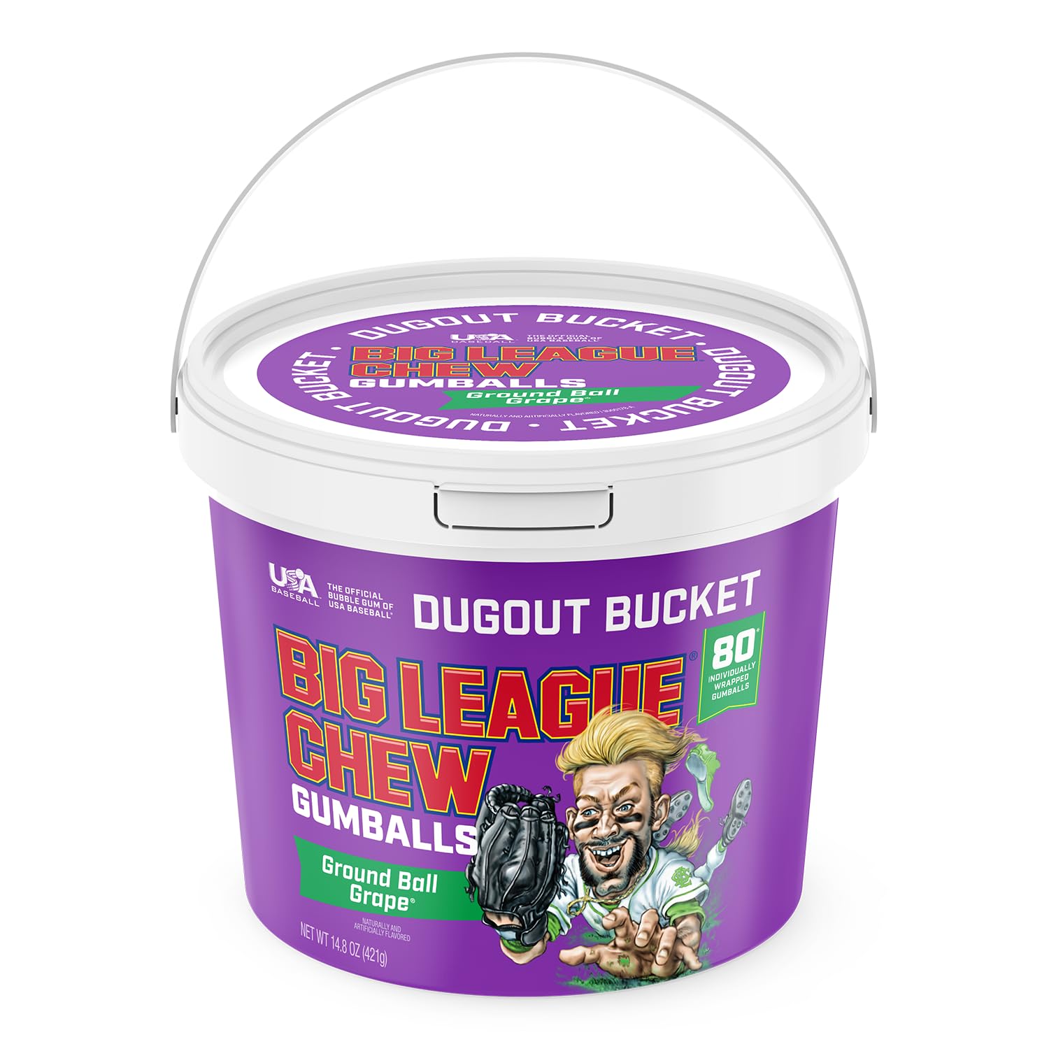 Seau à mâcher Big League (80 pièces)