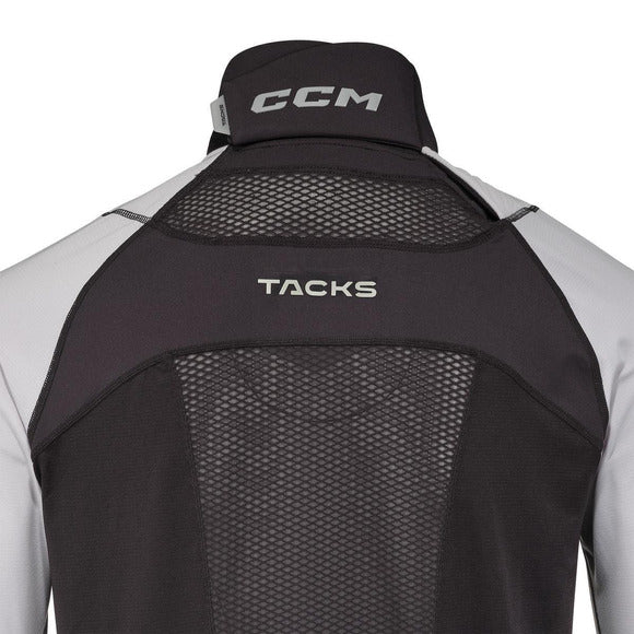 2026 CCM Tacks Long Sleeve Shirt with Neck Guard and Cut Resistant Wrists (A6) - Senior BLTTK