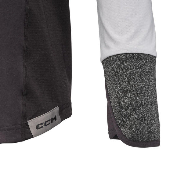 2026 CCM Tacks Long Sleeve Shirt with Neck Guard and Cut Resistant Wrists (A6) - Senior BLTTK