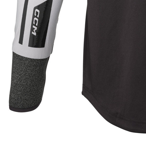 2026 CCM Tacks Long Sleeve Shirt with Neck Guard and Cut Resistant Wrists (A6) - Senior BLTTK