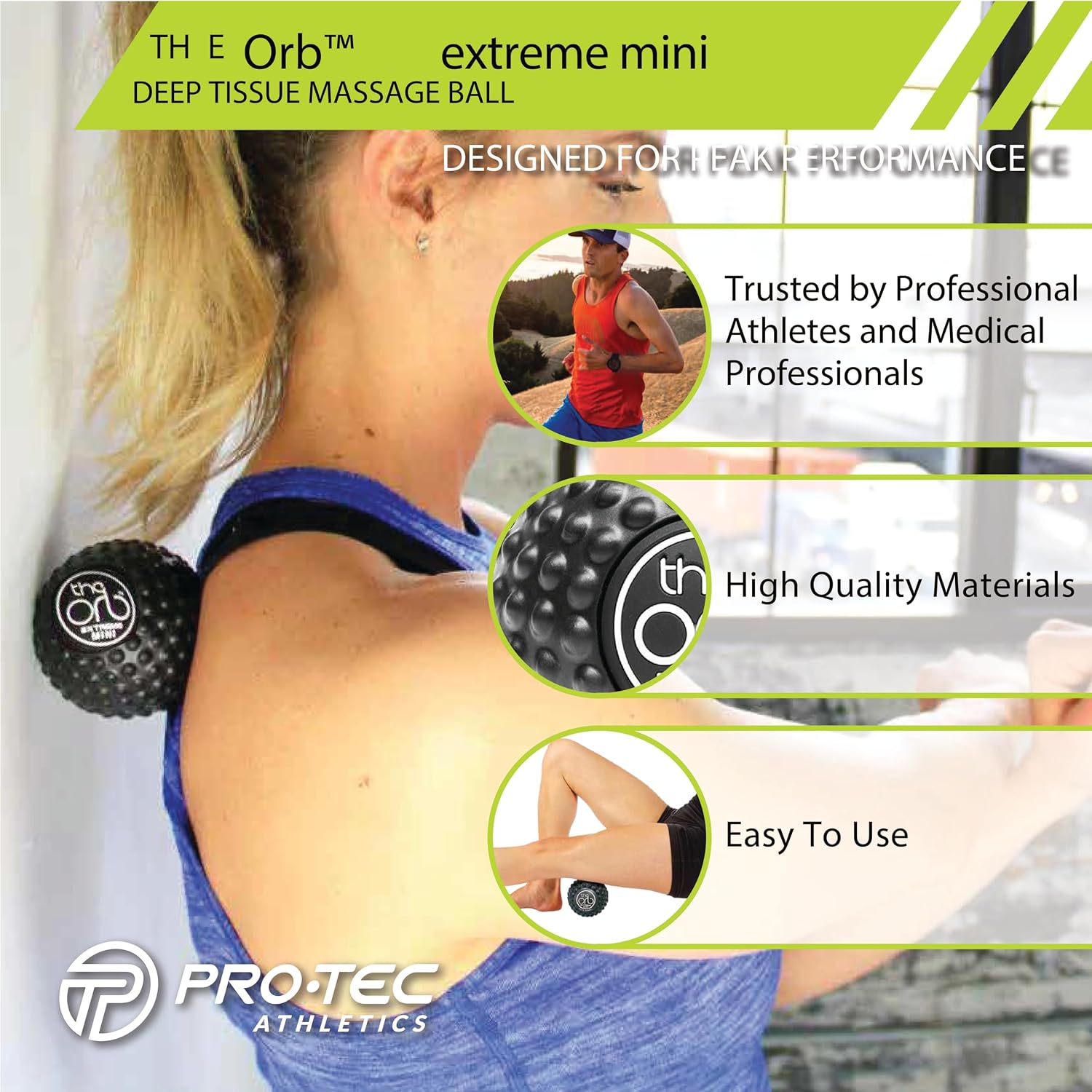 Pro -Tek Orb Extreme Mini 3" Deep Tissue Massage Ball