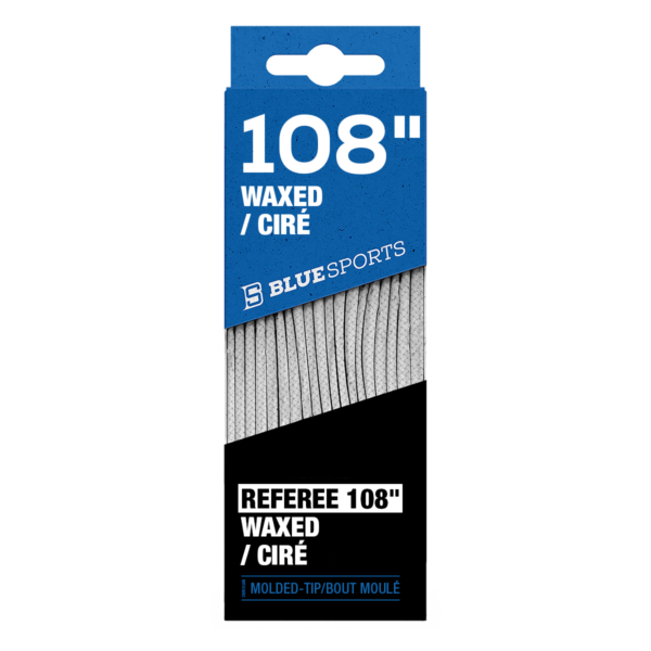 2026 Blue Sports Referee Waxed Laces