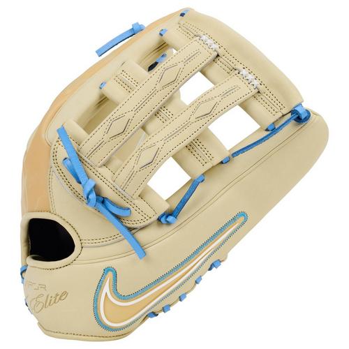Gant de baseball Nike Vapor Elite H Web 2025 (12,75 pouces) pour droitier - Crème/Bleu/Sésame