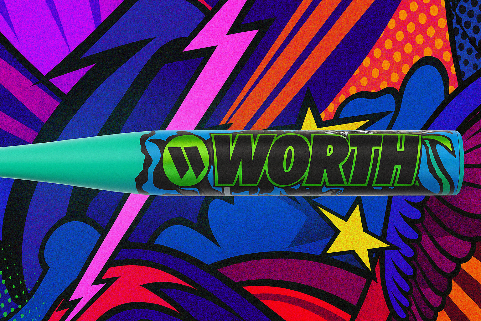2026 Worth Bedlam Limited Edition 1 Piece XL Load (0.5 oz) 12.75'' Slo-Pitch Bat WSU5H2PM1L