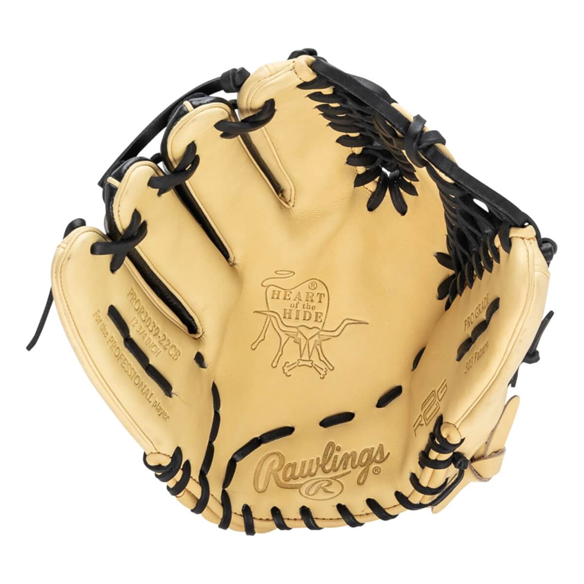 2025 Rawlings Heart of the Hide 12.75" Outfield Baseball Glove PROR3039-22CB Left Hand Throw