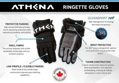 Gants en tricot Winnwell Athena 2025 - Junior