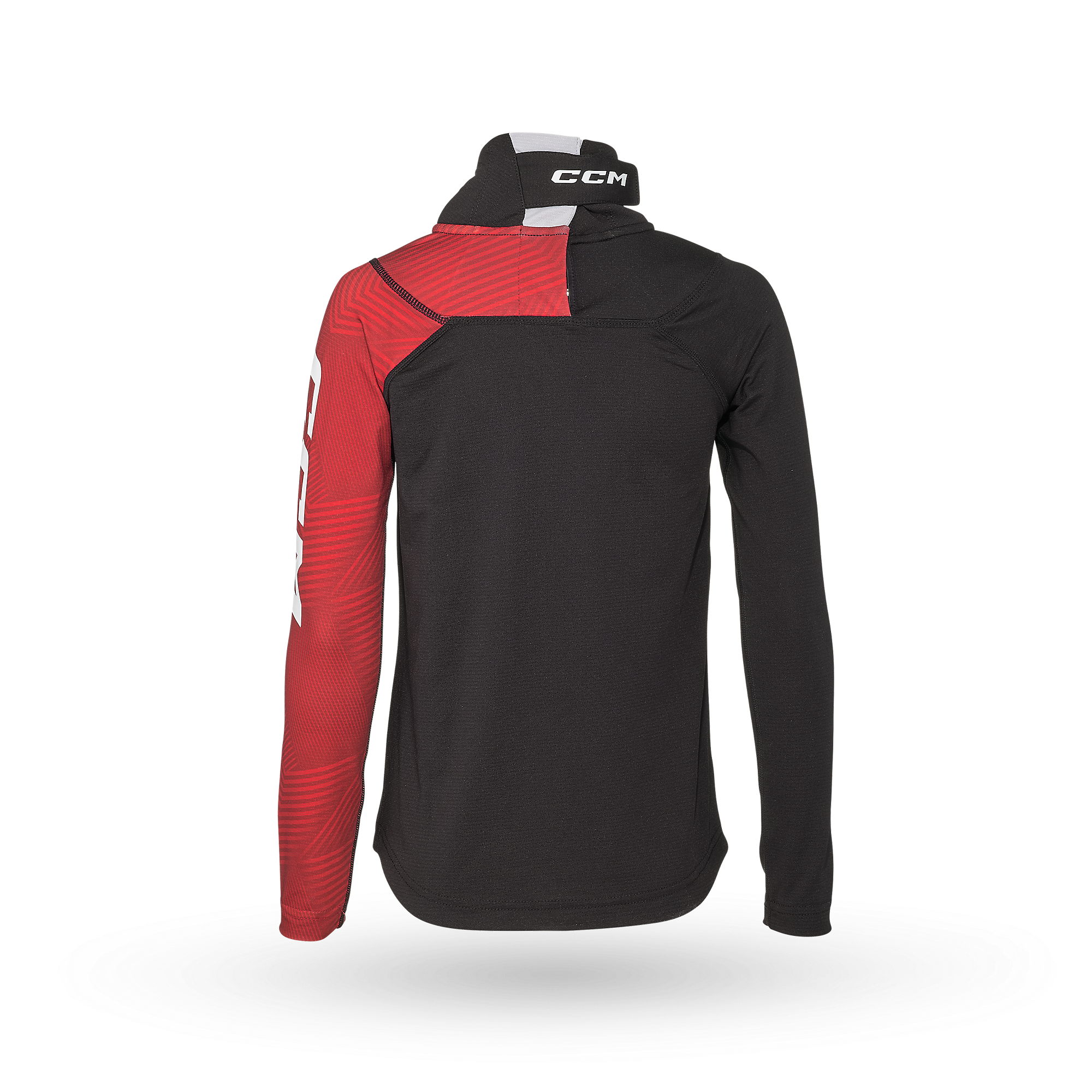 2026 CCM Long Sleeve Shirt with Neck Guard (A3) - Junior BLTCCM26