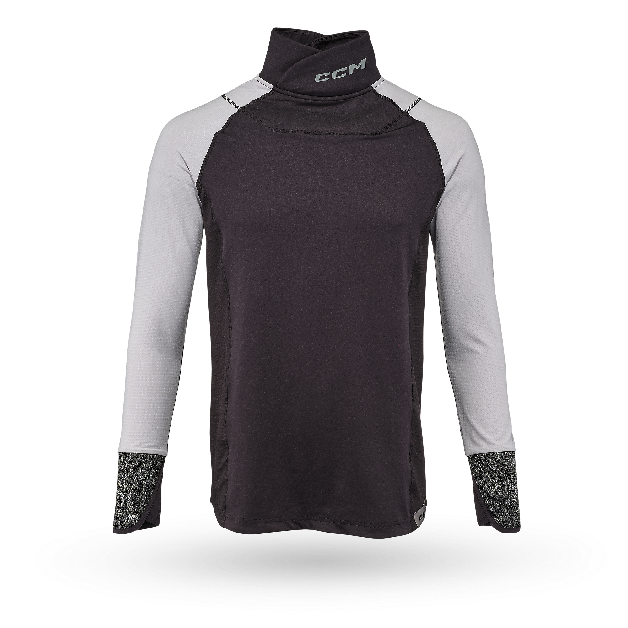2026 CCM Tacks Long Sleeve Shirt with Neck Guard (A6) and Cut Resistant Wrists (A3) - Junior BLTTK