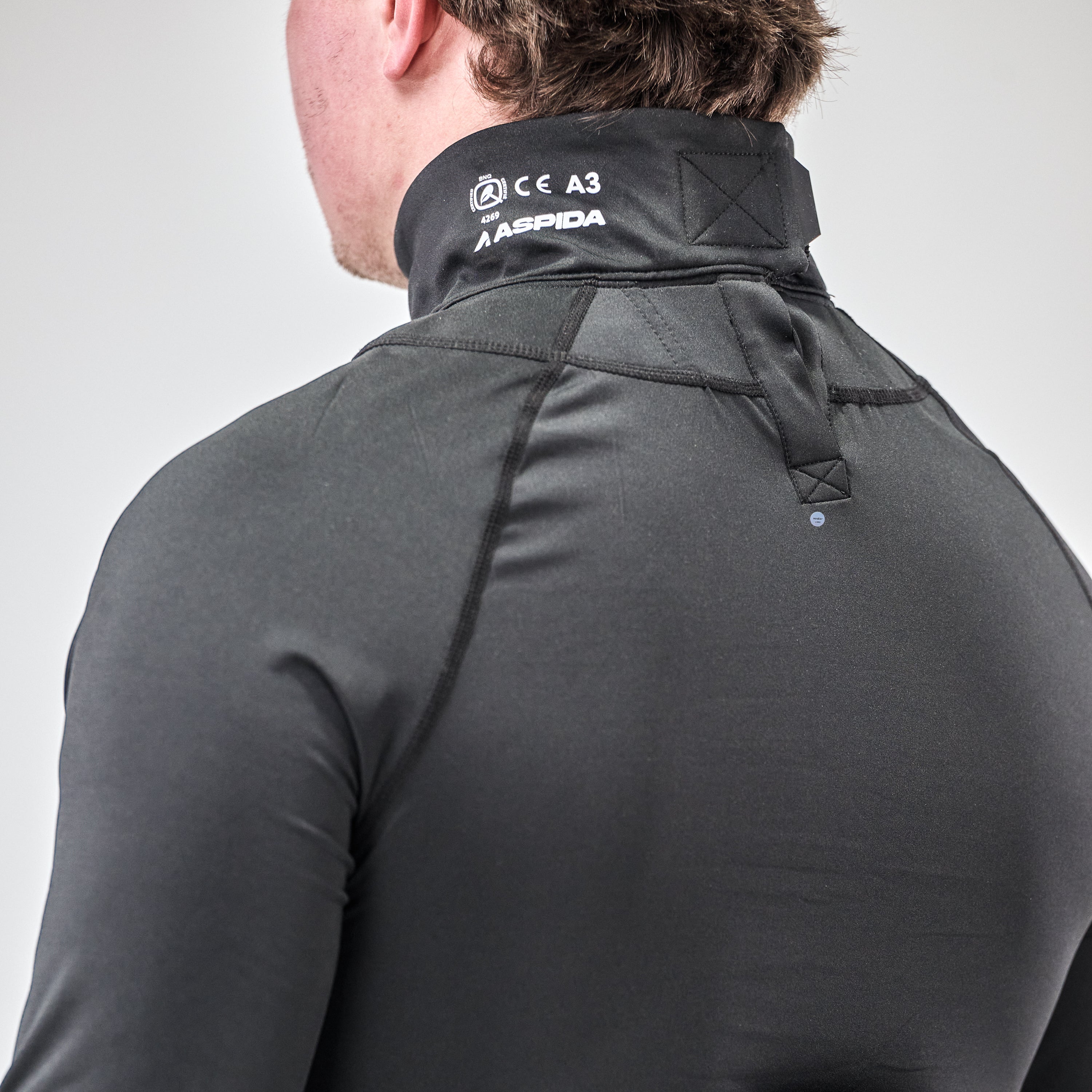 Maillot de compression à manches longues EOS 2025 avec protège-cou - Adulte NGT3S