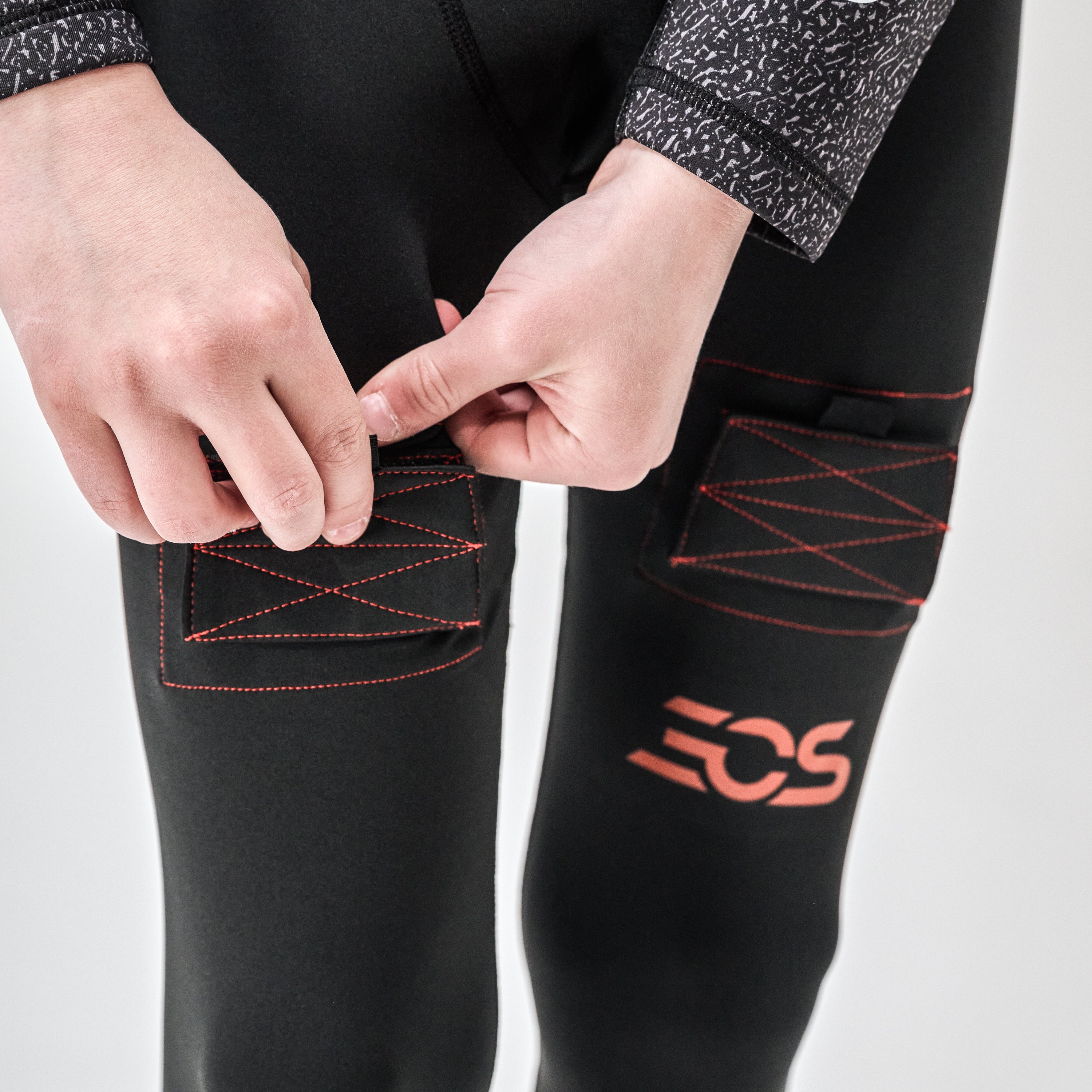 Pantalon de compression EOS 2025 avec languettes pour jockstrap et chaussettes - Junior CPJJ