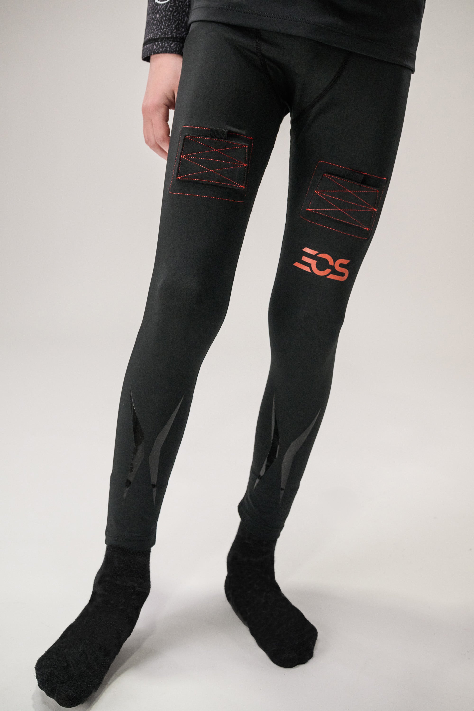 Pantalon de compression EOS 2025 avec languettes pour jockstrap et chaussettes - Junior CPJJ