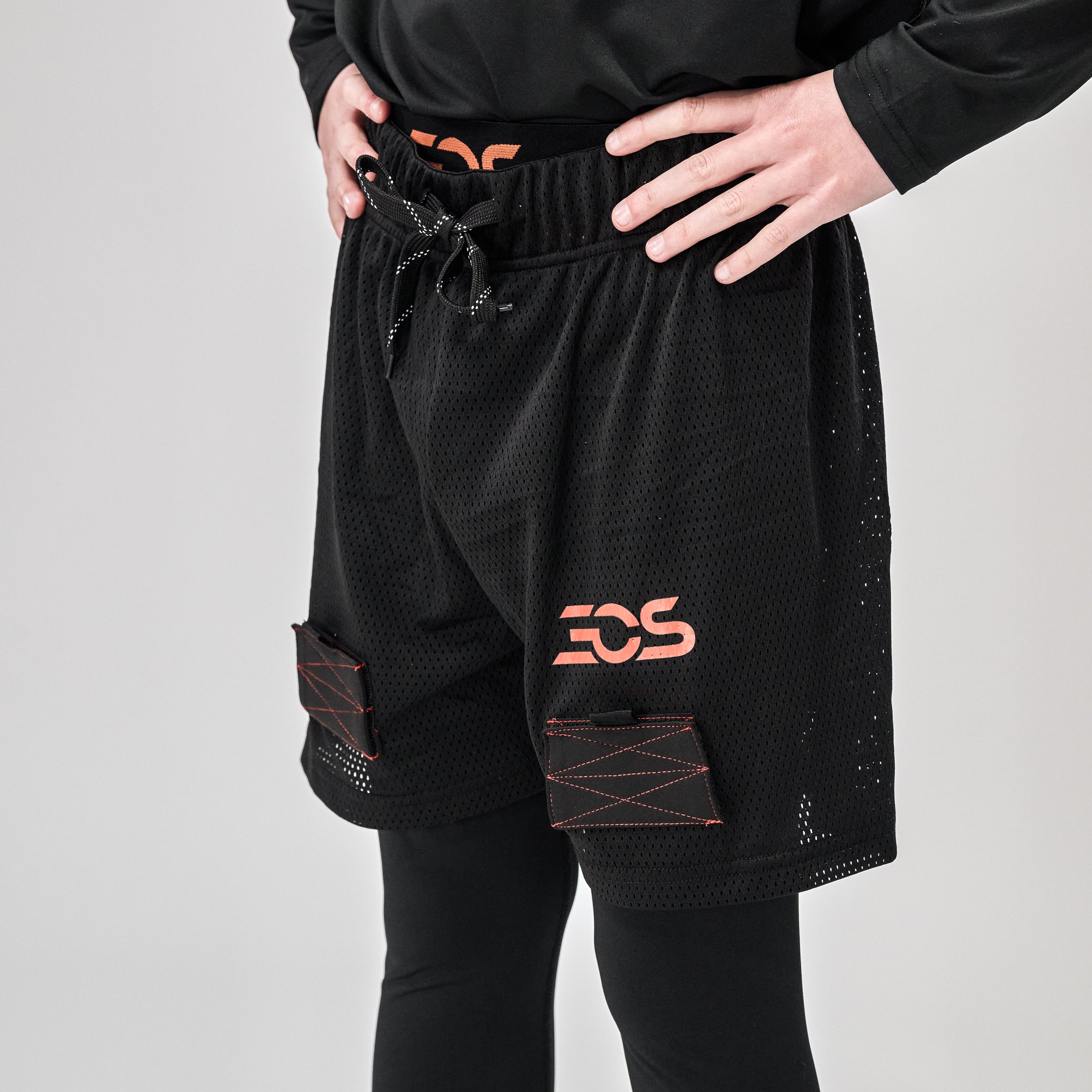 Short en maille EOS 2025 avec languettes pour jockstrap et chaussettes - Junior MSJJ