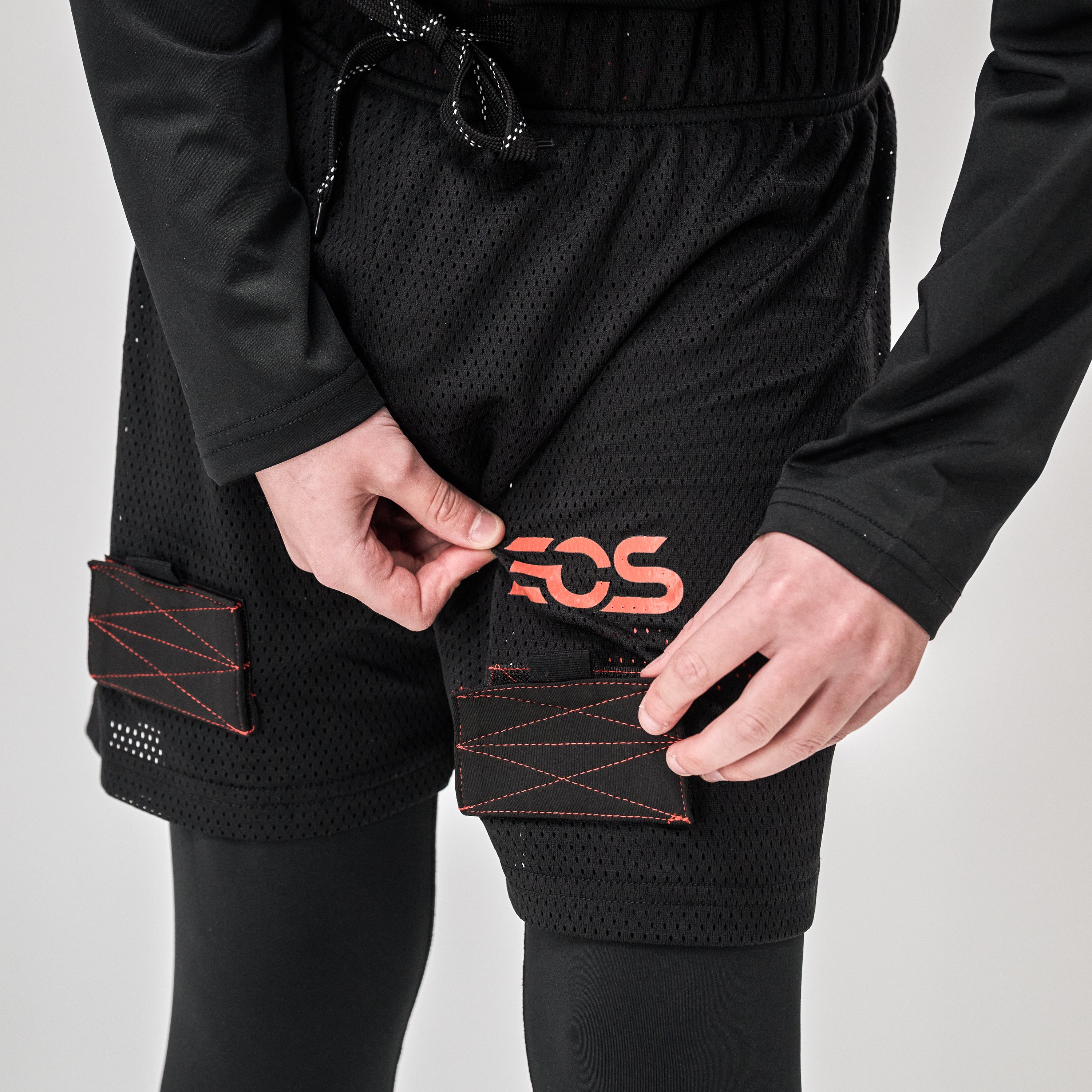 Short en maille EOS 2025 avec languettes pour jockstrap et chaussettes - Junior MSJJ