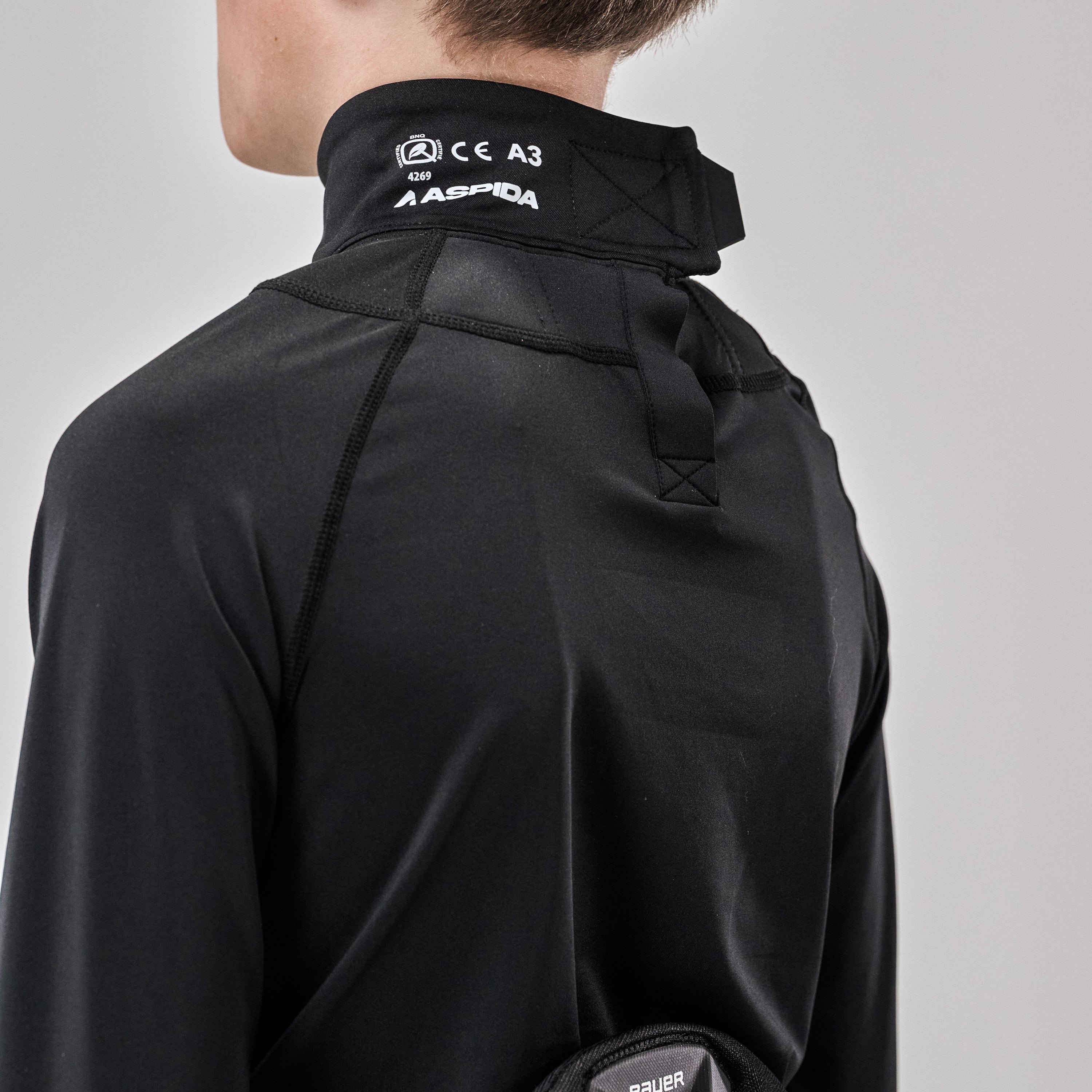 Chemise manches longues EOS 2025 avec protège-cou et poignets résistants aux coupures - Junior NGTS3J