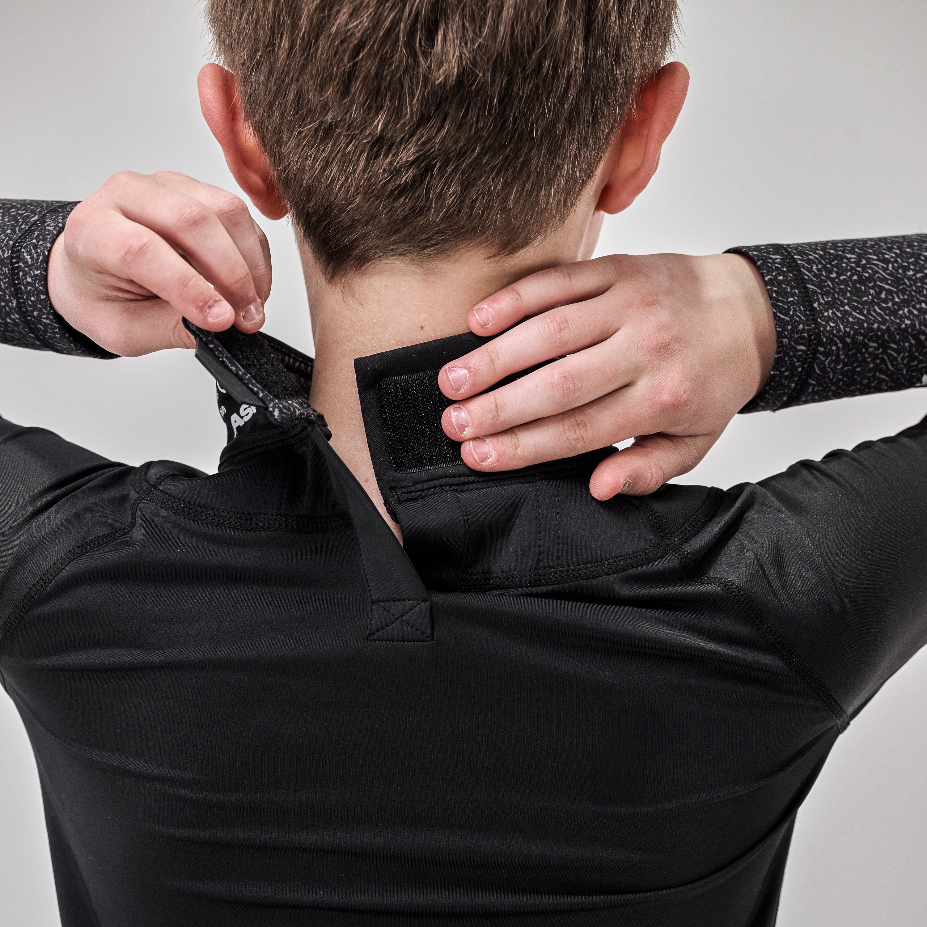 Chemise manches longues EOS 2025 avec protège-cou et poignets résistants aux coupures - Junior NGTS3J