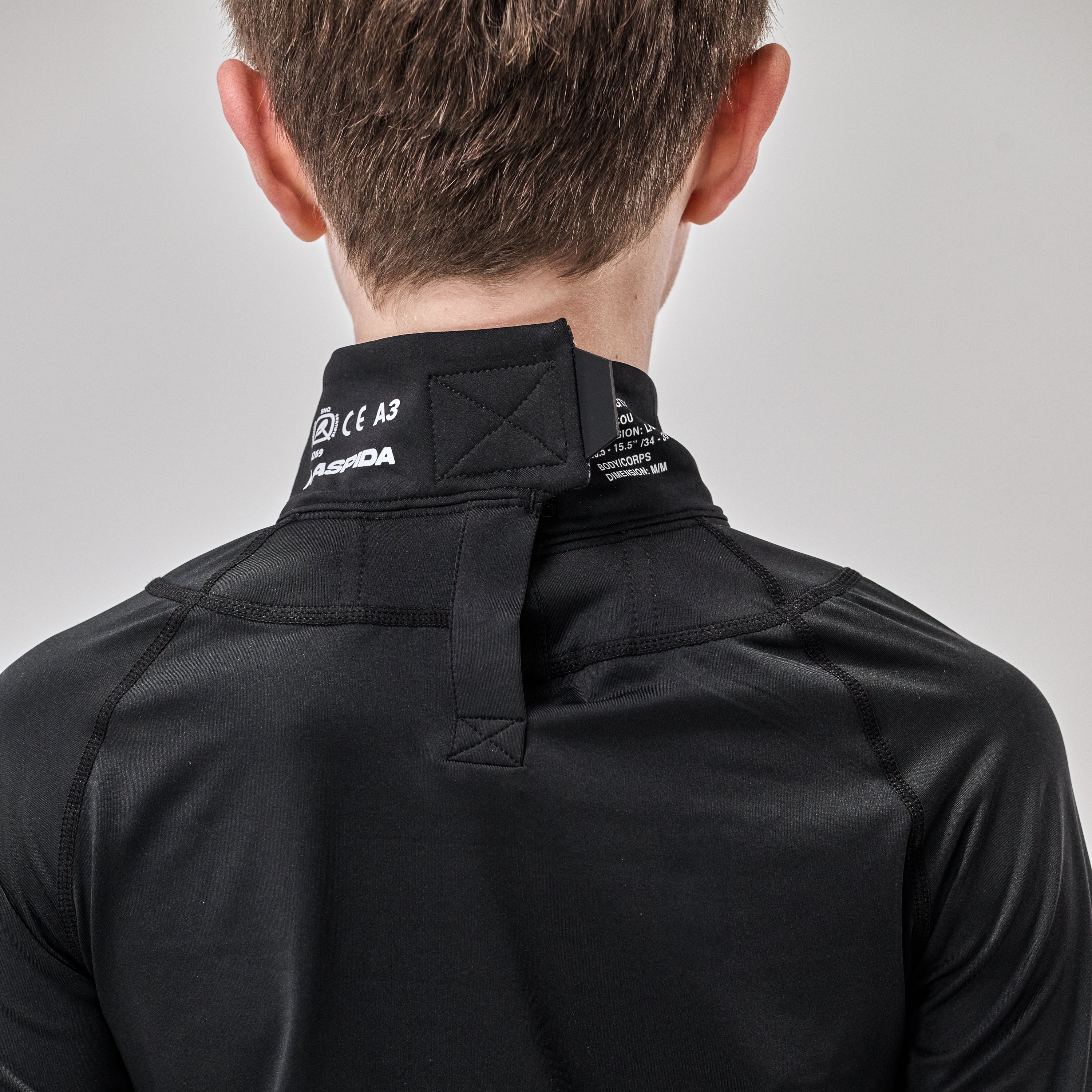 Chemise manches longues EOS 2025 avec protège-cou et poignets résistants aux coupures - Junior NGTS3J