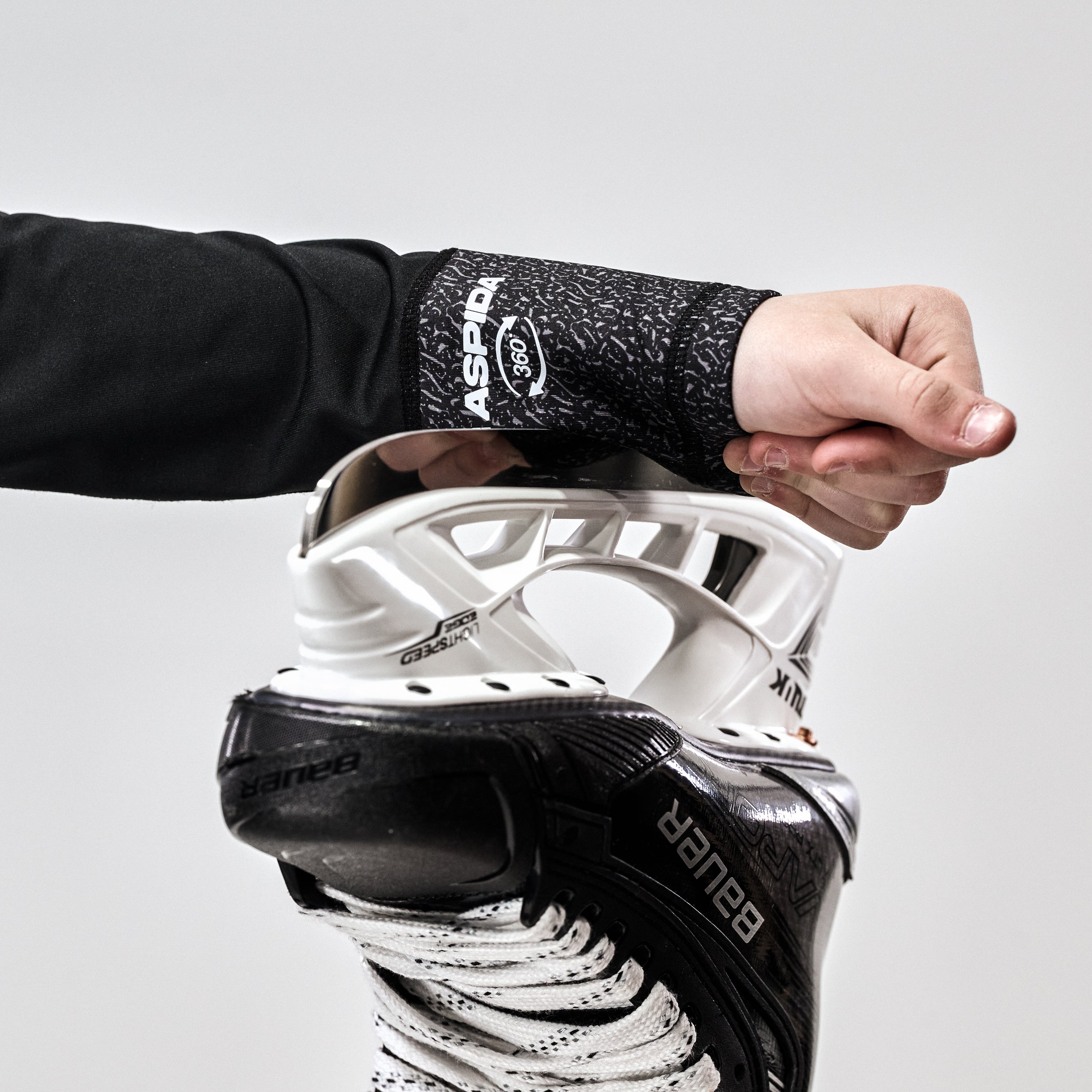 Chemise manches longues EOS 2025 avec protège-cou et poignets résistants aux coupures - Junior NGTS3J