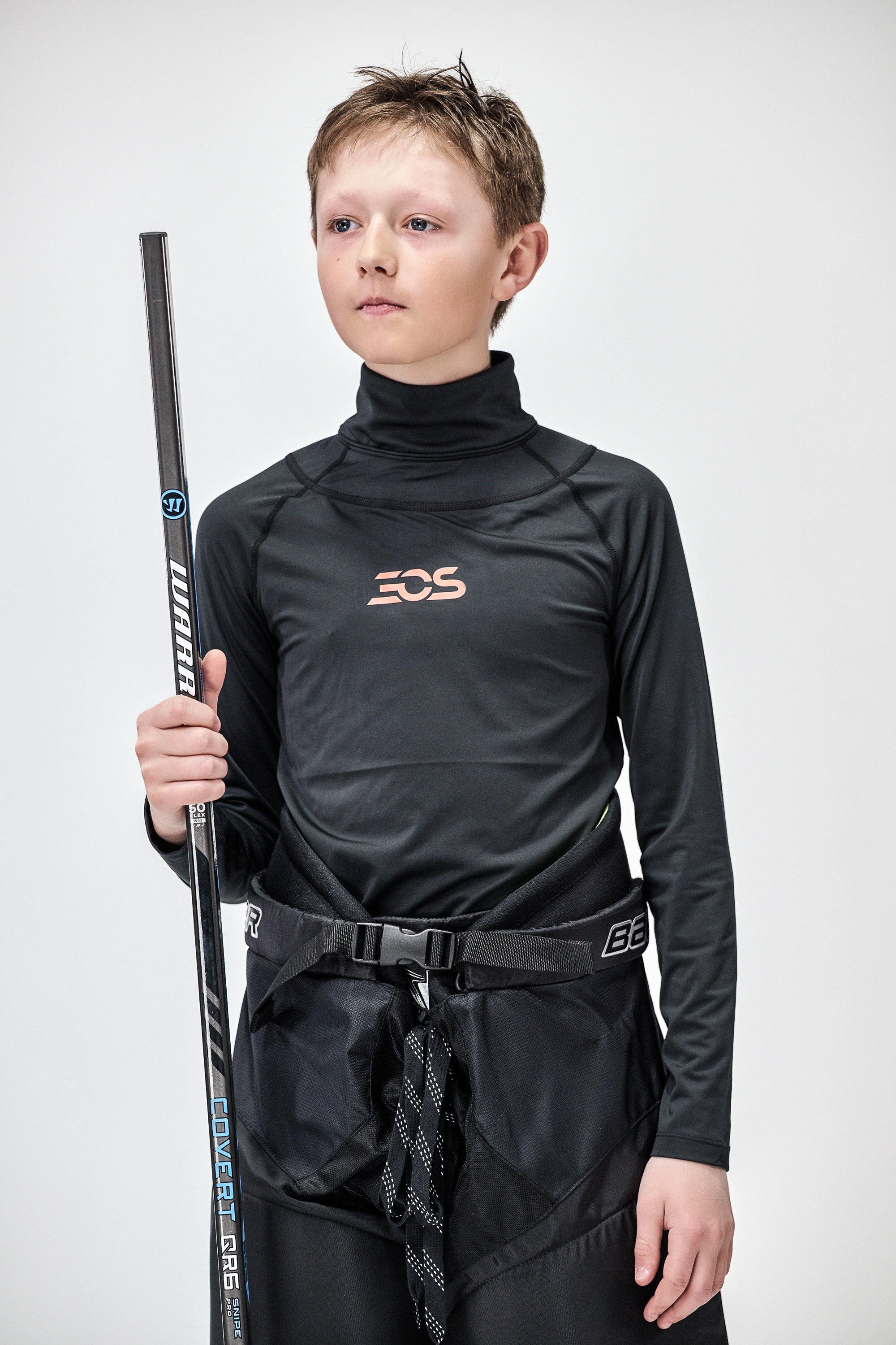 Maillot de compression à manches longues EOS 2025 avec protège-cou - Junior NGT3J