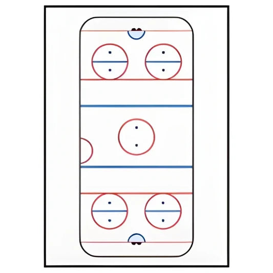 Blue Sports Ringette Coach Clipboard 10" x 16"