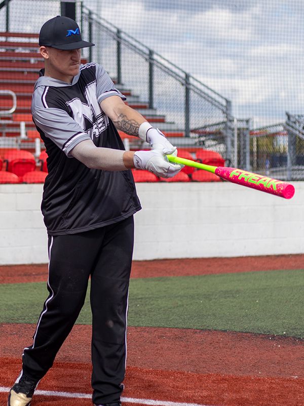 2026 Miken Freak Splatter 2 Piece 13.5" Balanced (0 oz) Slo-Pitch Bat  MSU6FRKB