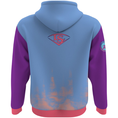 2026 Evolution Exclusive Apparel  Custom Louisville Slugger Lightweight Hoodie "Miami Dawn"