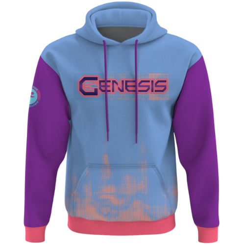 2026 Evolution Exclusive Apparel  Custom Louisville Slugger Lightweight Hoodie "Miami Dawn"