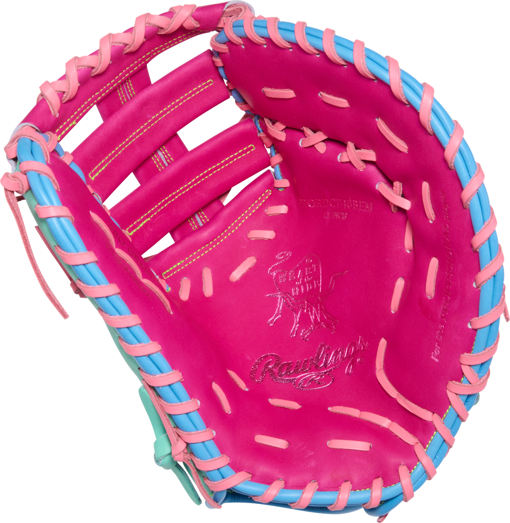 2026 Rawlings Heart of the Hide 13" First Base Baseball Glove PRORDCT-10BEM Berry / Mint