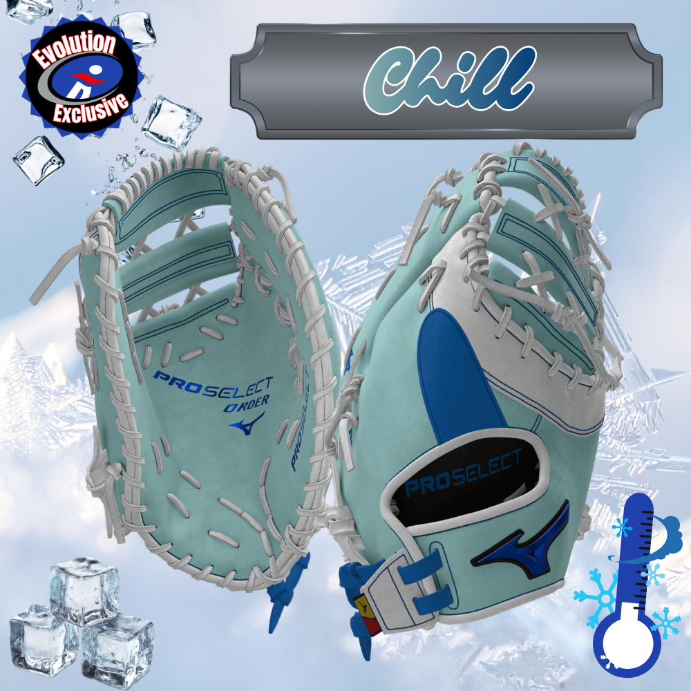 2026 Mizuno Custom Pro Select 12.5" Evolution Exclusive "Chill" First Base Softball Glove Right Hand Throw GPSF-30C