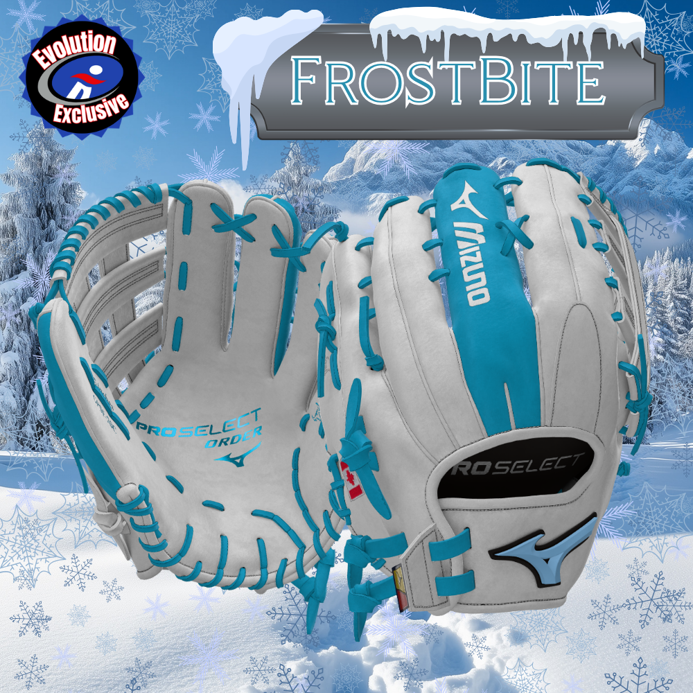 2026 Mizuno Custom Pro Select 12.5" Evolution Exclusive "Frostbite" Utility Softball Glove Right Hand Throw GPSF-70C