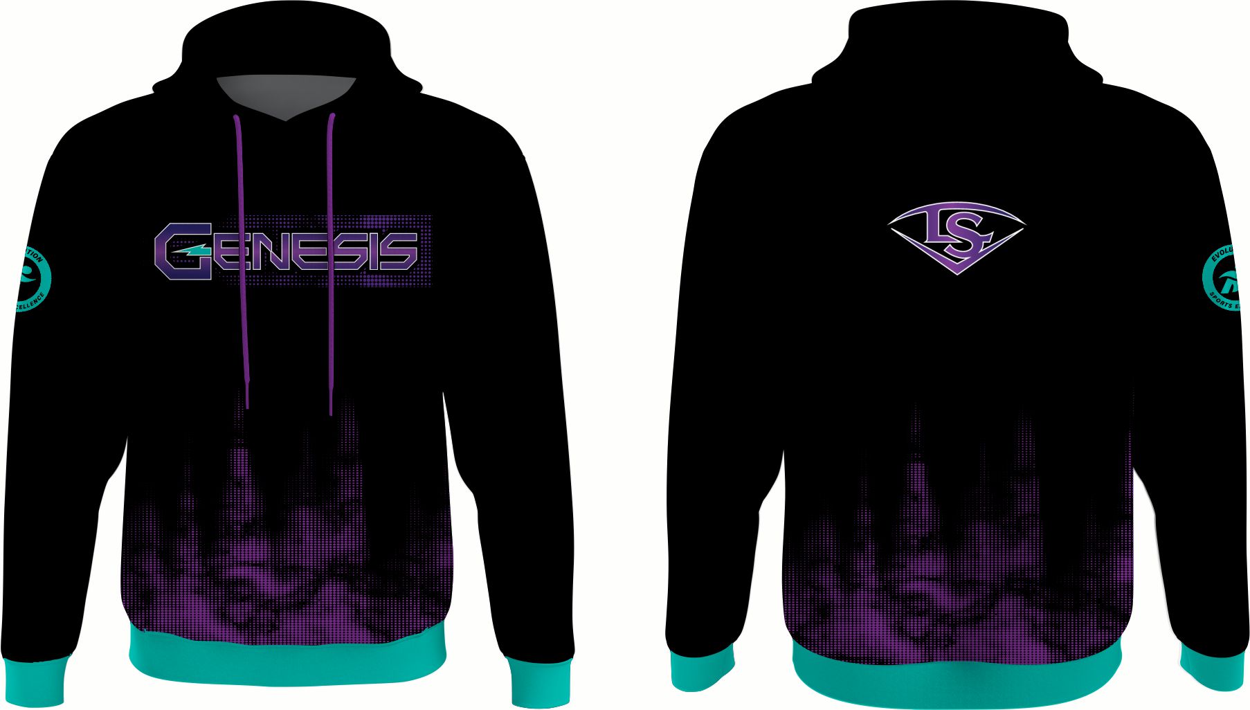 2026 Evolution Apparel  Custom Lightweight Hoodie "Miami Dusk"