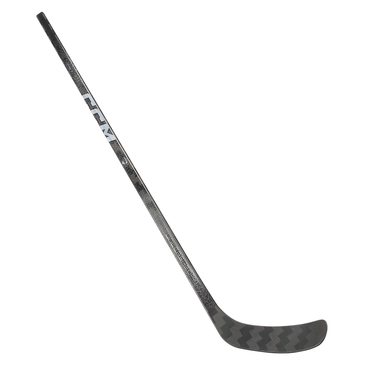 2026 CCM Ribcor Trigger Unleashed Pro Black Chrome Hockey Stick - Intermediate