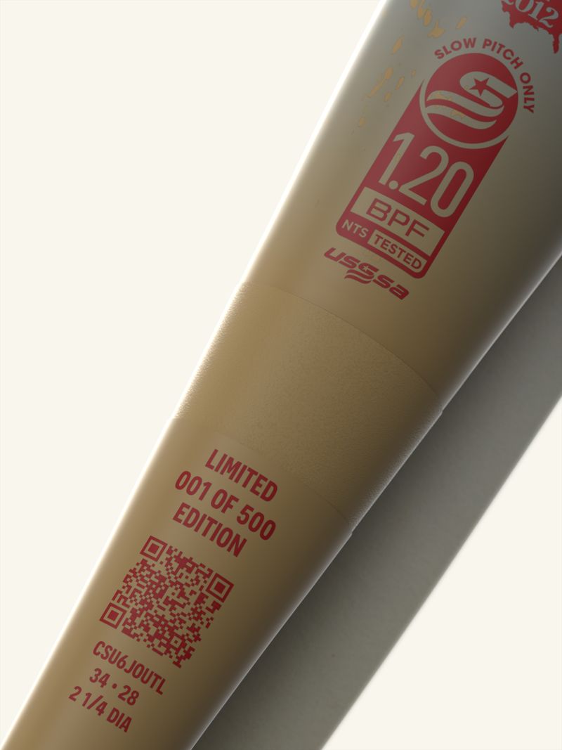2026 Combat Outdoor "Big Barrels" 2 Piece 12 " Loaded (0.5 oz) Slo-Pitch Bat USSSA CSU6JOUTL