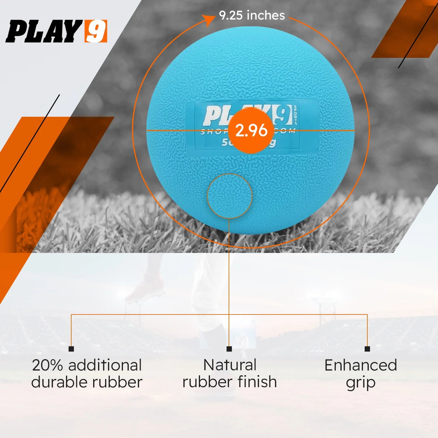 PLAY 9 BASEBALL PLYO BALLS 6 PACK BS24