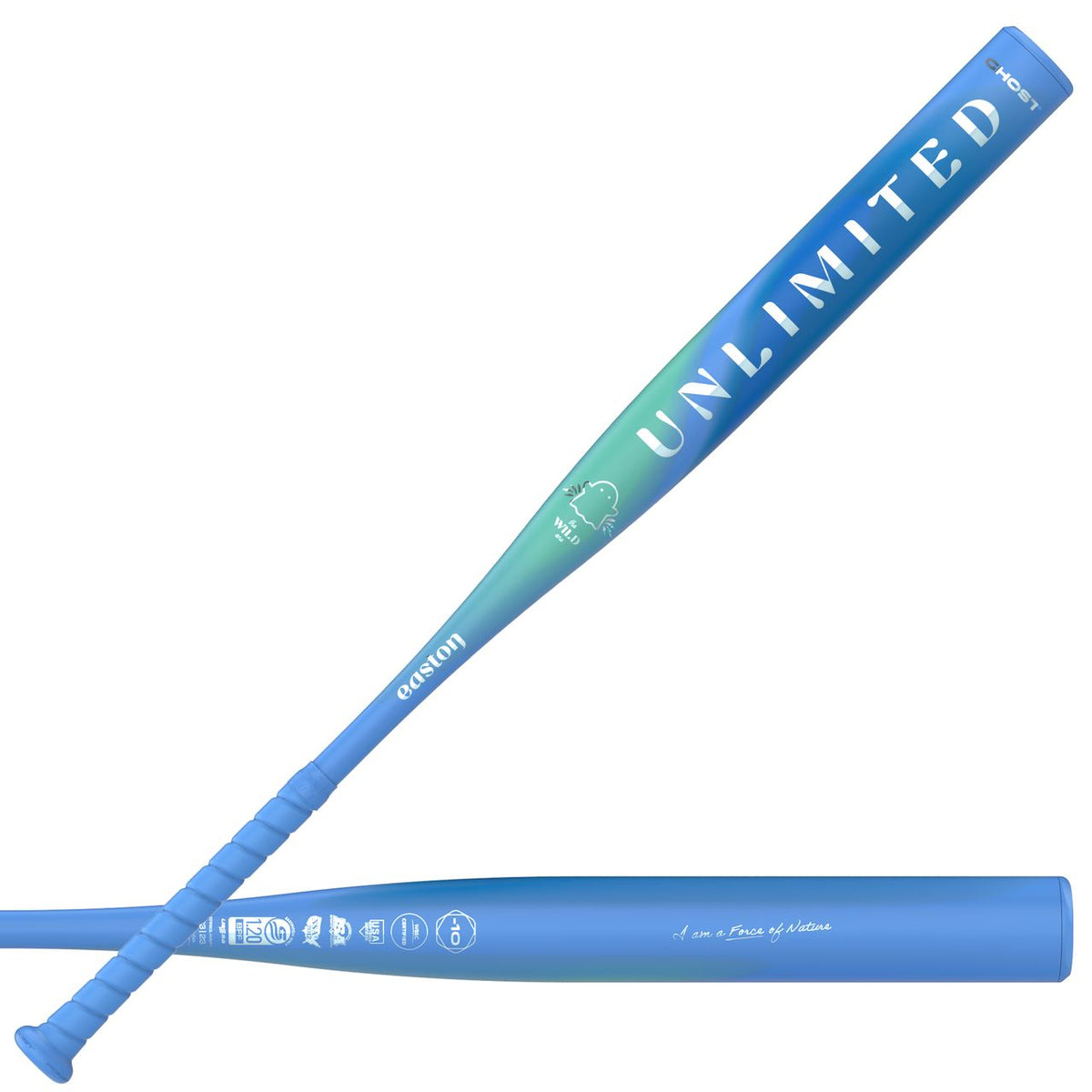 2027 Easton Ghost Unlimited Wild 1 Piece - 10 Fast Pitch Bat  EFP6GUW10
