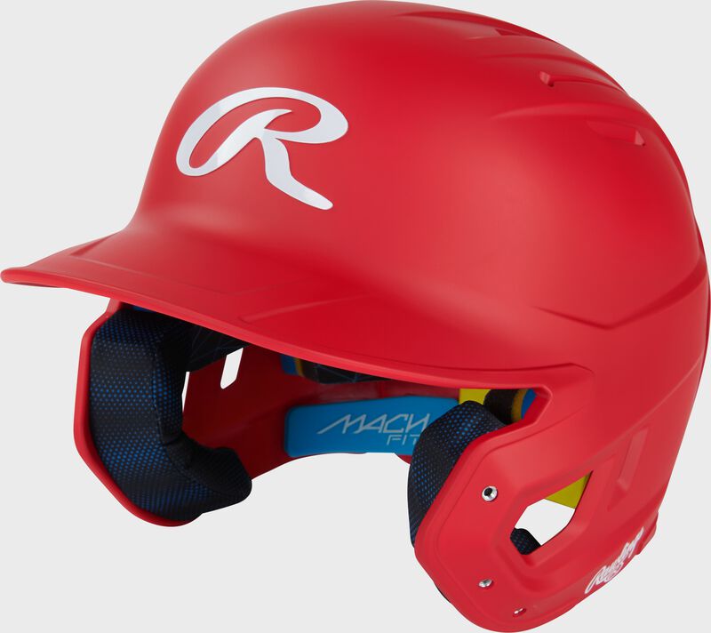 Rawlings Mach Fit 1 Tone Baseball Batting Helmet MACHFIT - One Size