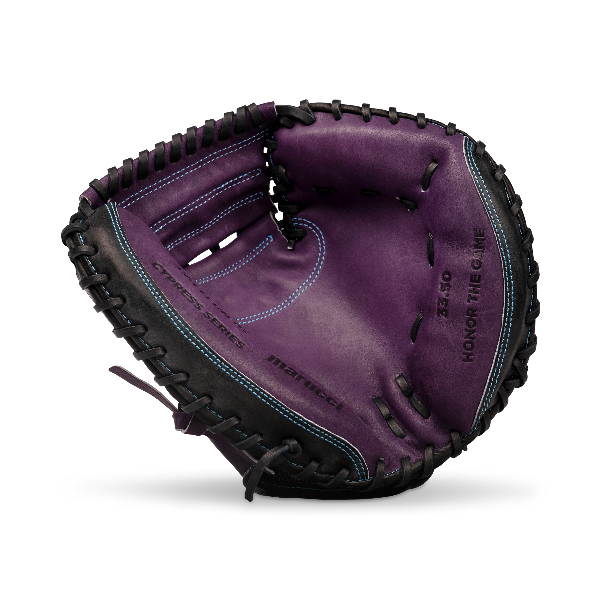 2025 Marucci Cypress V4 235C1 33.5" Catchers Baseball Glove Right Hand Throw-Black/Purple