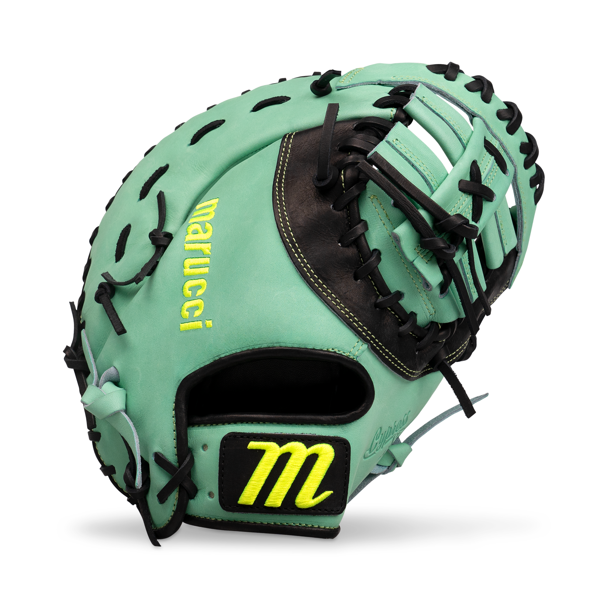 2025 Marucci Cypress V4 12.75" First Base Baseball Glove Right Hand Throw-Mint/Black
