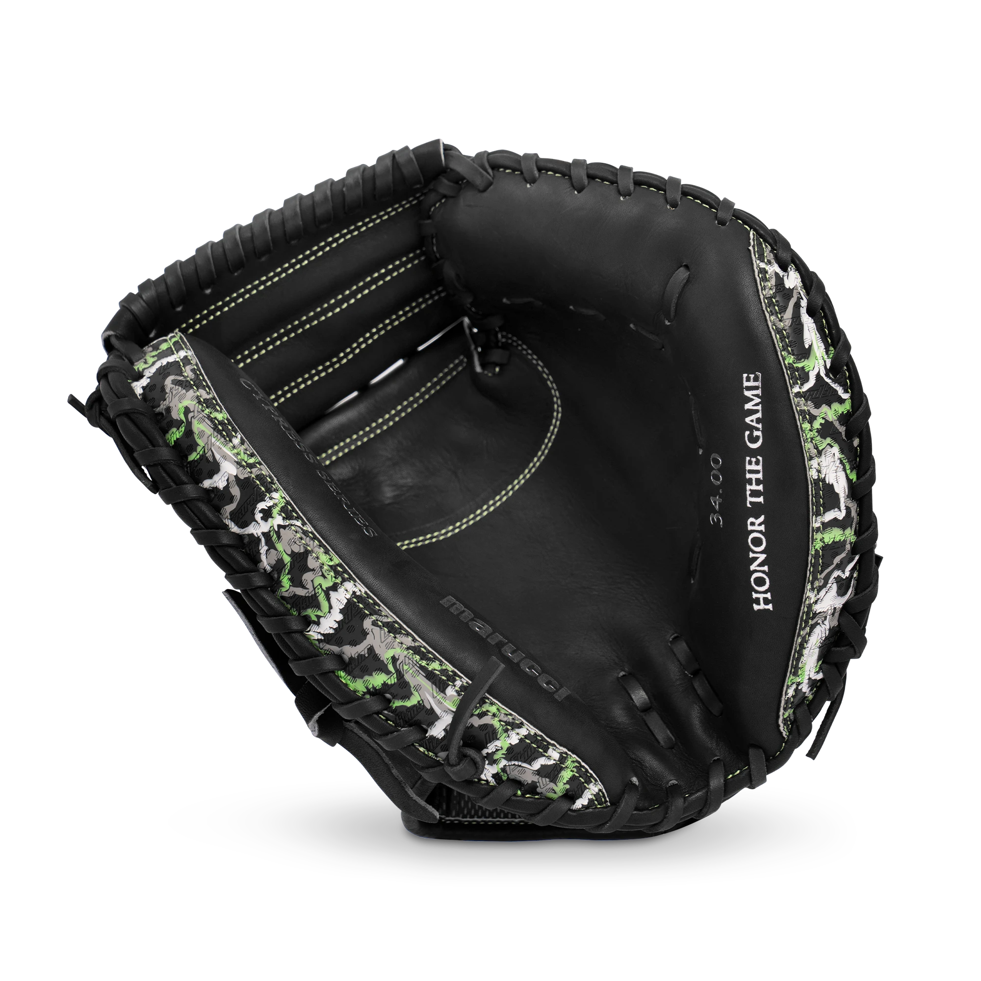 2027 Marucci Cypress Lizard Skins 34" Catchers Baseball Glove MFGCYLS240C1 Black / Goblin Camo Right Hand Throw